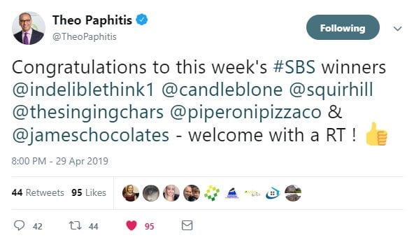theo paphitis, #SBS, small business sunday, copywriter, indelible think