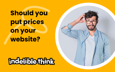 Should you put prices on your website?